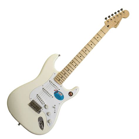 fender jimmie vaughan tex mex stratocaster guitar olympic white  gearmusiccom