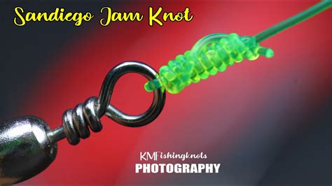 tie san diego jam knot  fishing knot  swivel km