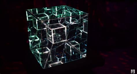 dimensional tesseract sculpture  expand  mind nerdist