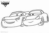 Cars Mia Tia Coloring Pixar Pages Printable Kids sketch template