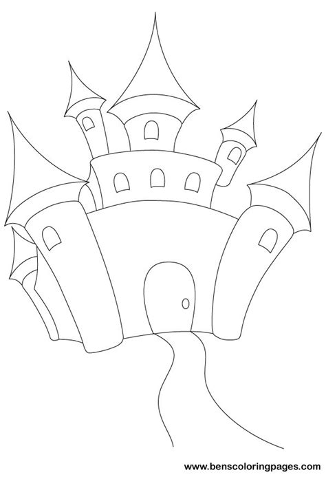 fairy tale castle coloring book