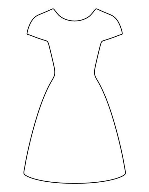 printable dress form template printable forms