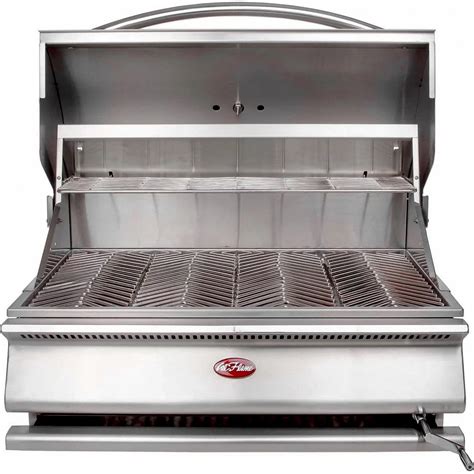 cal flame  series   built  stainless steel charcoal bbq  home depot canada