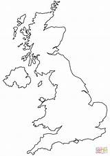 Colorare Unito Regno Cartina Isles Bretagna British Mappa Verenigd Koninkrijk Disegno Supercoloring Printen Gratuitamente Pagine Stampabili Brytania Wielka Drukuj sketch template