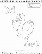 Coloring Pages Letter Abc Duck Worksheets Preschool Worksheet Fun Alphabet Board Sheets Children Choose sketch template