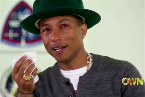 watch pharrell cry over happy inspiration during