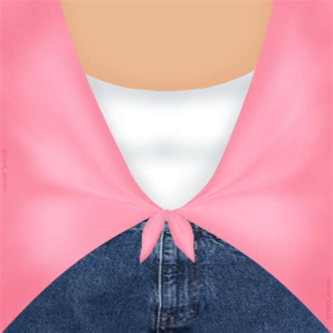 pink roblox shirt template