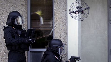 elios indoor reconnaissance drone officer