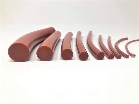 diameter stock silicone rubber  cord  feet  durometer
