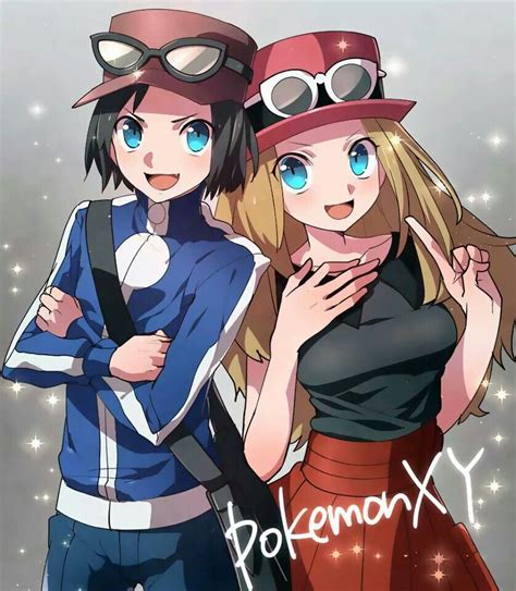 calem and serena yvonne i give good credit to whoever made this pokemon manga pokemon