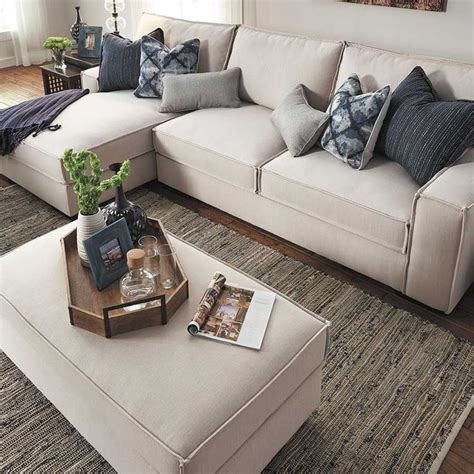 The Kendleton Stone Chair 2pc Sectional Sofa W Laf Chaise