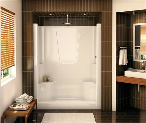 master bath walk  shower fiberglass shower modern shower design