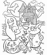 Crayola Haunted Spooky sketch template