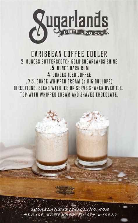caribbean coffee cooler 2 ounces butterscotch gold