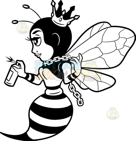 free 256 queen bee with crown svg svg png eps dxf file