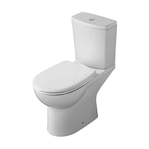 ideal standard vue modern close coupled toilet  soft close seat departments diy  bq