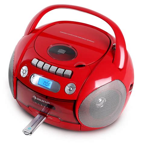 kassetten mp cd player usb kinder radio boombox stereo anlage tragbar