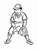 Baseball Printable Coloring Pages Clipart Library Sheets Color Gif sketch template