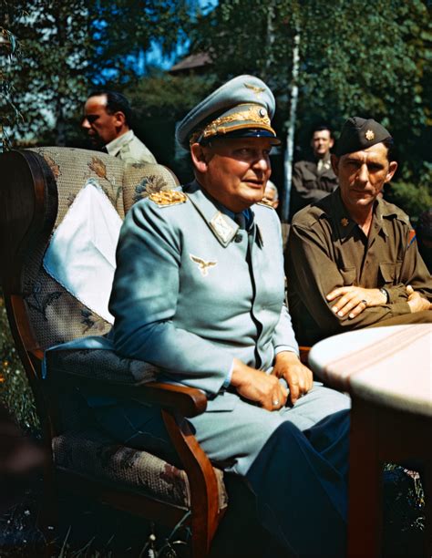 hermann goering at nuremberg trial axis military leaders pictures