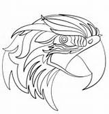 Abstract Coloring Pages Animals Parrot sketch template