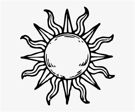 black  white drawing   sun  paintingvalleycom explore