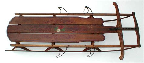 antique sled  identification price guides
