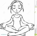 Yoga Coloring Meditation Drawing Pages Pose Kids Clipart Poses Girl Drawings Getcolorings Getdrawings Duration Color Print Printable Colorings sketch template
