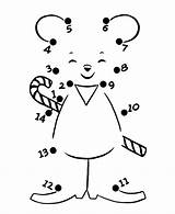 Dots Simple Dot Mouse Coloring Connect Pages Color Learning Years Kids Easy Printables Cane Trail Candy sketch template