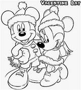 Coloring Valentine Pages Mickey Minnie Disney Mouse Valentines Christmas Printable Color Library Clipart Frozen Birthday Happy Sheets Popular Colored sketch template