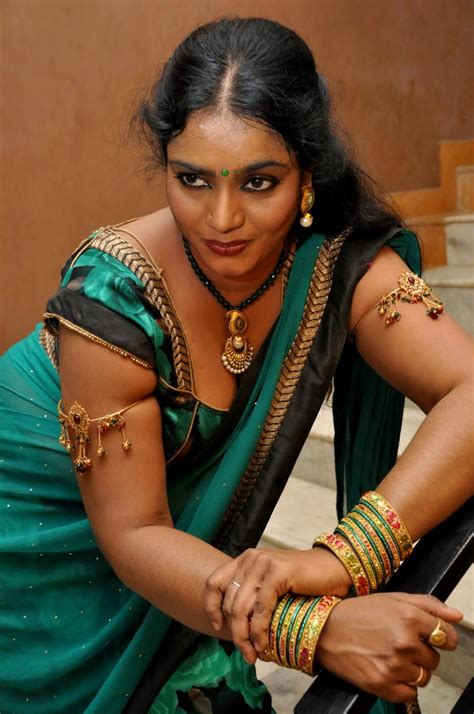 supporting actress jayavani hot stills in saree hq tollywood one blog