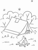 Camping Coloring Pages Scene Printable Camp Lena London Colouring Color Easy Kids Dot Drawing Puzzle Book Bible Choose Board Categories sketch template