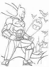 Coloring Batman Bat Template Bot Pages sketch template