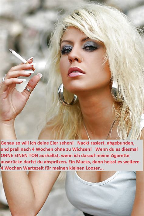 femdom captions german smoking edition 9 pics xhamster