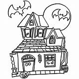 Haunted House Coloring Pages Cartoon Spooky Drawing Halloween Mansion Simple Doll Colouring Big Printable Printables Getcolorings Clipartmag Fuller Color Awesome sketch template
