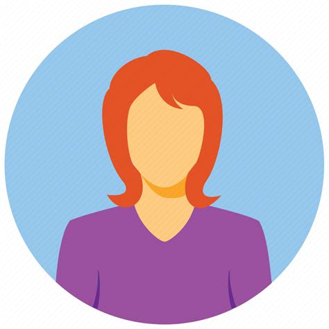 avatar circle female human person user woman icon
