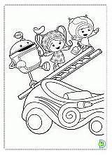 Coloring Umizoomi Pages Dinokids sketch template