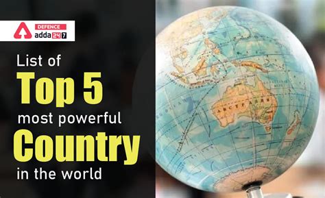 list  top   powerful countries   world