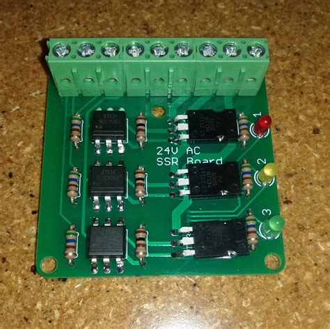 makeatronics  ac solid state relay board