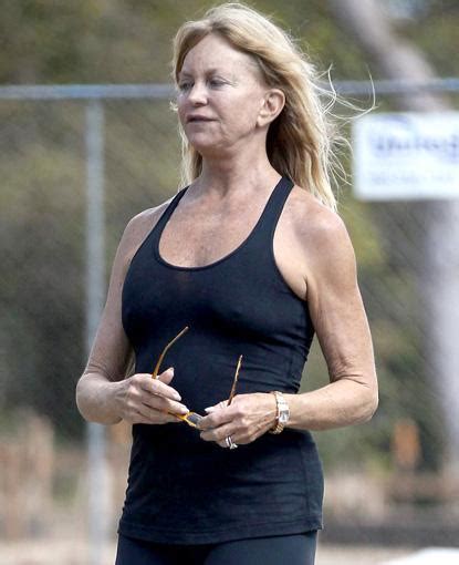 goldie hawn goes without makeup