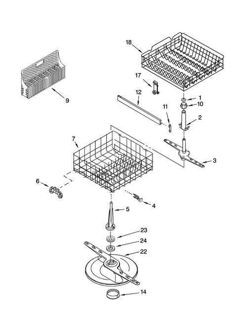 kenmore  dishwasher upper rack track genuine oem