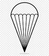 Pinclipart Parachute sketch template