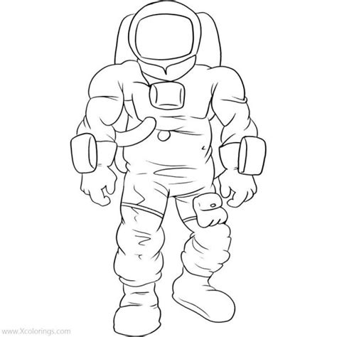 american astronaut   moon coloring pages xcoloringscom