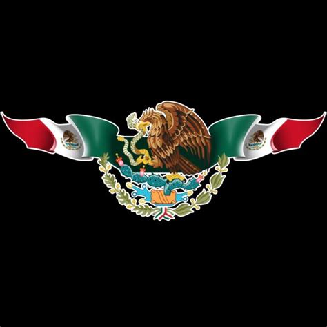 Mexico Eagle Flag Sticker Decal Calcomania Mexicanos Aguila Bandera