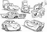Cars Movie Coloring Pages Printable Template sketch template