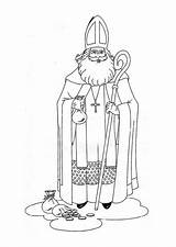 Nikolaus Sankt Nicolae Colorat Malvorlage Colorare Nicola Desene Sfantul Planse Nicholas Sinterklaas Kleurplaat Conteaza Educatia sketch template