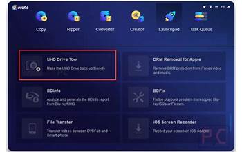 DVDFab UHD Drive Tool screenshot #4