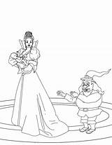 Rumpelstiltskin Coloring Pages Queen Baby Print Trying Away Take Kids Index Colpages Page7 Folders sketch template