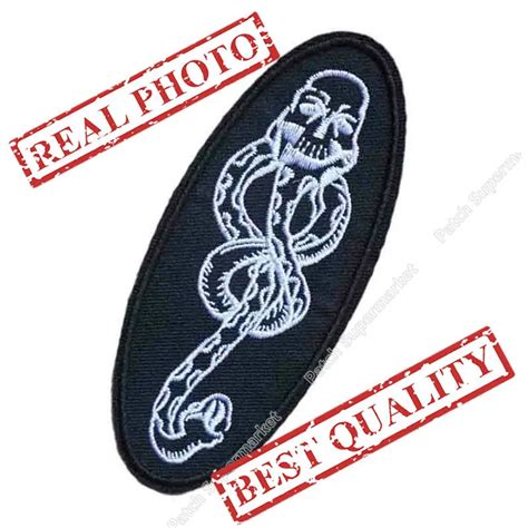 harry potter  dark mark patch cosplay costume lord vordemorts death eaters  tv