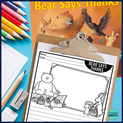 bear   activities  lesson plans   clutter