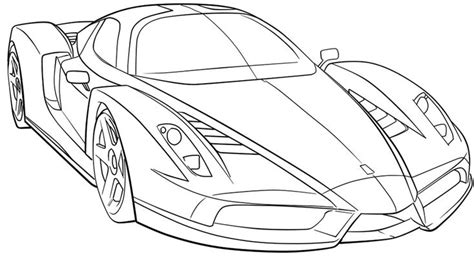 ferrari sport car high speed coloring page ferrari car cars coloring